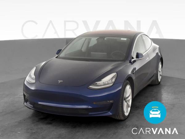 2018 Tesla Model 3 Long Range Sedan 4D sedan Blue - FINANCE ONLINE -... for sale in Arlington, District Of Columbia