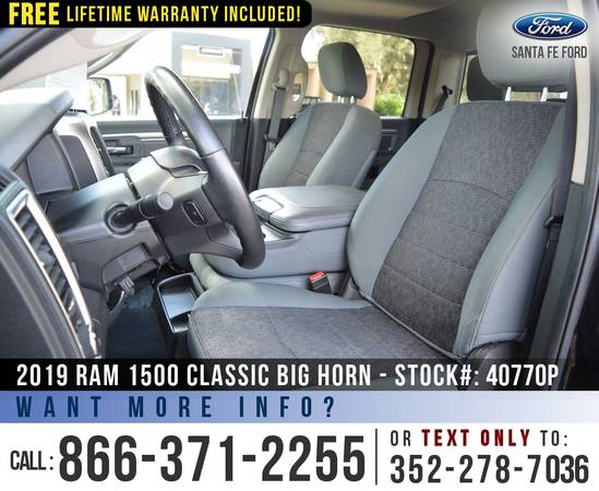 2019 RAM 1500 CLASSIC BIG HORN *** Cruise Control, Bedliner *** -... for sale in Alachua, FL – photo 10