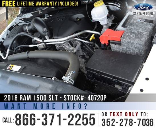 ‘18 Ram 1500 SLT 4WD *** Cruise Control, Camera, Bluetooth *** -... for sale in Alachua, FL – photo 21