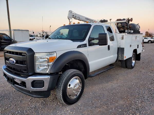2012 Ford F-450 2wd 5000lb Crane 9ft Service Uyility Bed 6.8L Gas... for sale in Dallas, TX – photo 2