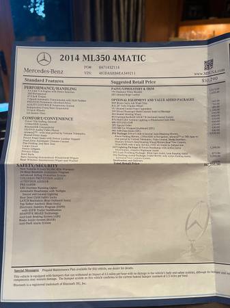 2014 ML 350 4Matic - cars & trucks - by owner - vehicle automotive... for sale in Scottsdale, AZ – photo 13