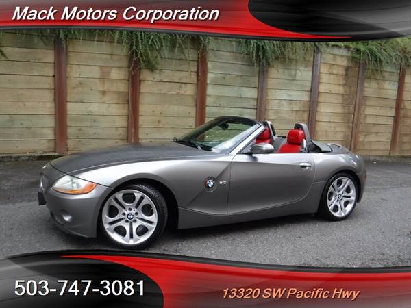 2004 BMW Z4 Premium PKG Roadster 2-Owners Dream Red Interior 6-Speed S for sale in Tigard, OR – photo 3
