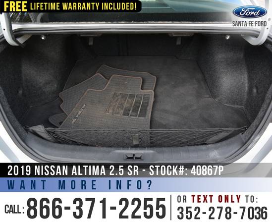 2019 NISSAN ALTIMA 2 5 SR Cruise Control - Leather Seats for sale in Alachua, GA – photo 19
