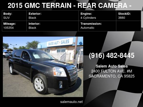 2015 GMC Terrain - REAR CAMERA - TOW PACKAGE - AC BLOWS ICE COLD -... for sale in Sacramento , CA – photo 21