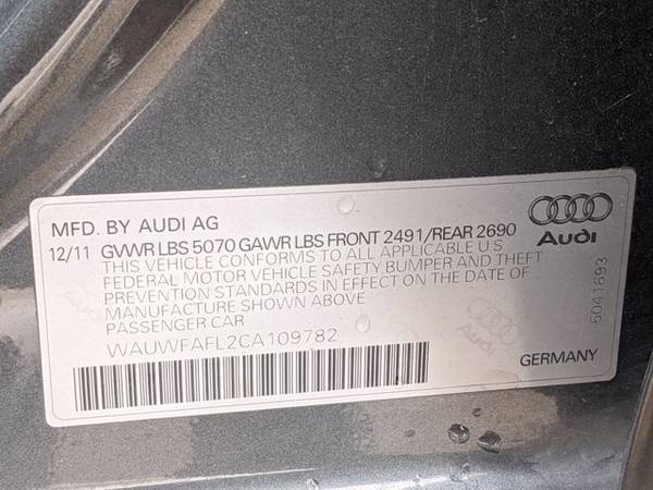 2012 Audi A4 2 0T Premium Plus AWD All Wheel Drive SKU: CA109782 for sale in Frisco, TX – photo 20