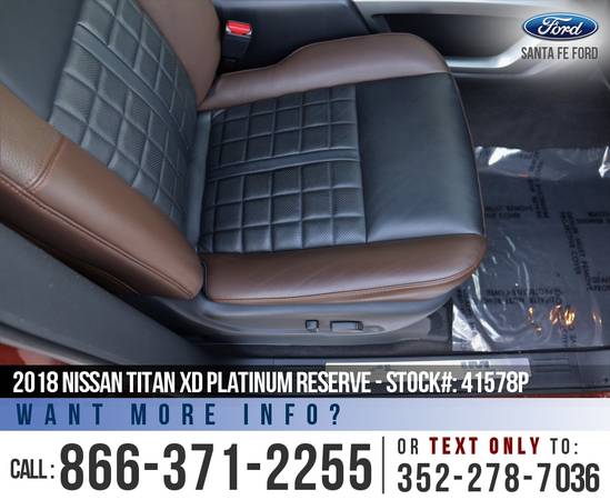 2018 NISSAN TITAN XD PLATINUM RESERVE Leather Seats, Diesel for sale in Alachua, FL – photo 20