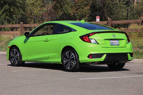 2017 Honda Civic EX-L coupe Energy Green Pearl for sale in Livermore, CA – photo 8