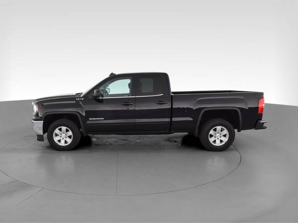 2018 GMC Sierra 1500 Double Cab SLE Pickup 4D 6 1/2 ft pickup Black... for sale in Rockford, IL – photo 5