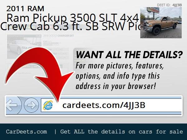 2011 RAM Ram Pickup 3500 SLT 4x4 Shortbed for sale in Albany, OR – photo 11