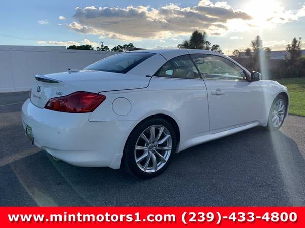 2014 Infiniti Q60 Convertible - cars & trucks - by dealer - vehicle... for sale in Fort Myers, FL – photo 6