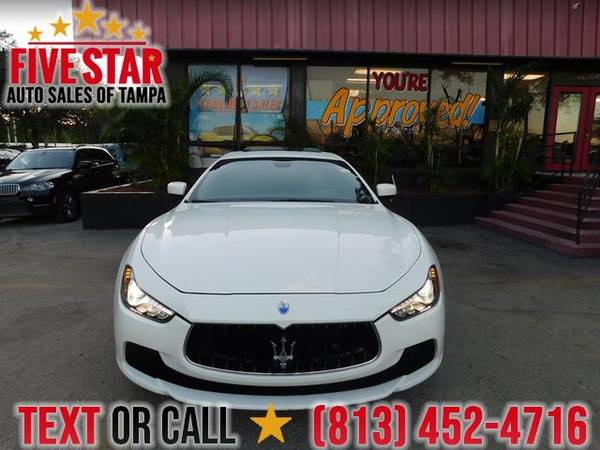 2014 Maserati Ghibli S Q4 S Q4 AS LOW AS 1500 DOWN! W,A,C AS LOW 2.9% for sale in TAMPA, FL – photo 2