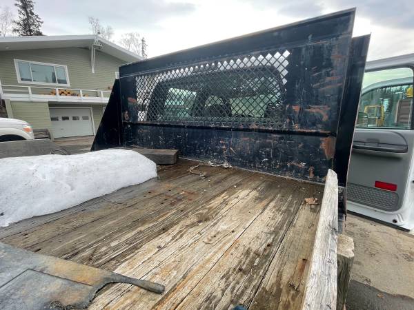 2006 f350 super duty powerstroke diesel flatbed dually crew cab for sale in Fairbanks, AK – photo 4