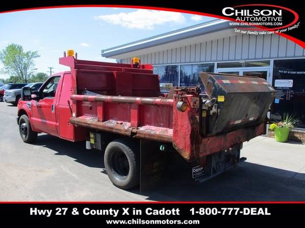 2009 Ford F350SD XL Red - cars & trucks - by dealer - vehicle... for sale in Cadott, WI – photo 3
