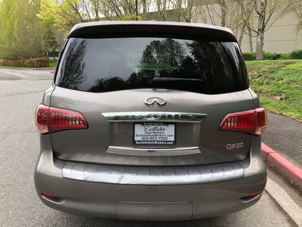 2016 Infiniti QX80 4WD - Clean title, Low Miles, Loaded, Third Row for sale in Kirkland, WA – photo 6