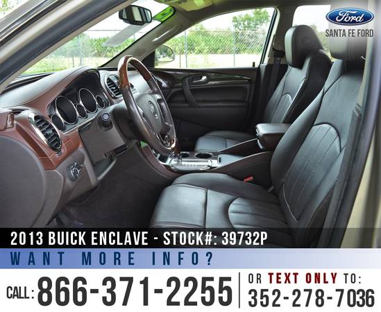 *** 2013 Buick Enclave SUV *** Homelink - Leather Seats - Remote Start for sale in Alachua, FL – photo 14