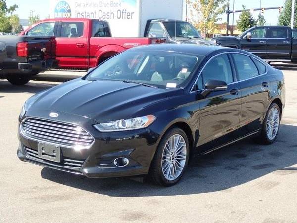2014 Ford Fusion sedan SE (Tuxedo Black Metallic) GUARANTEED APPROVAL for sale in Sterling Heights, MI – photo 4