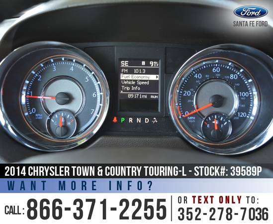 ‘14 Chrysler Town & Country *** Leather, Camera, Used Minivan *** for sale in Alachua, FL – photo 11