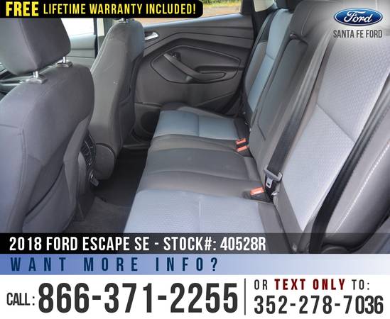 2018 Ford Escape SE Backup Camera - Cruise Control - SYNC for sale in Alachua, FL – photo 15