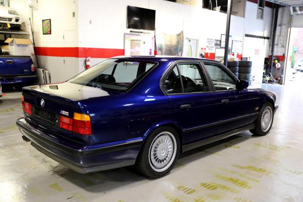1991 BMW M5 EURO SPEC E34 M5 MANUAL SLICKTOP MAURITIUS BLUE ME... for sale in STATEN ISLAND, NY – photo 8