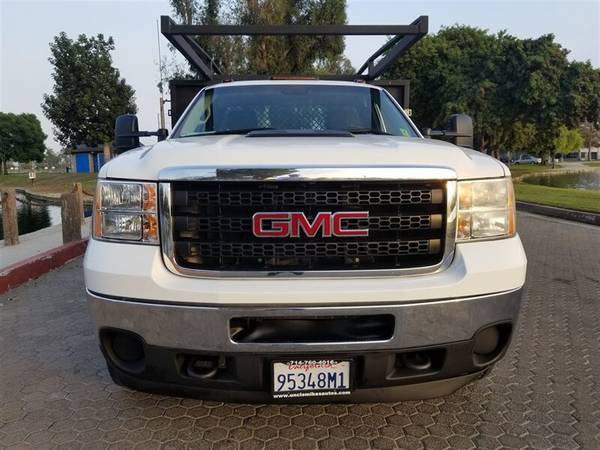 2013 GMC 3500 flat bed with heavy duty ladder rack,12 foot bed , -... for sale in Santa Ana, CA – photo 4