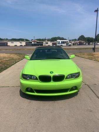 2004 BMW 330CI convertible Only 130K Miles M3 rims Lime green for sale in Osseo, MN – photo 3