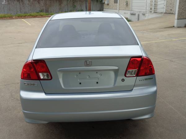 2005 Honda Civic Hybr Mint Condition 1 Owner Low Mileage Gas for sale in Dallas, TX – photo 4