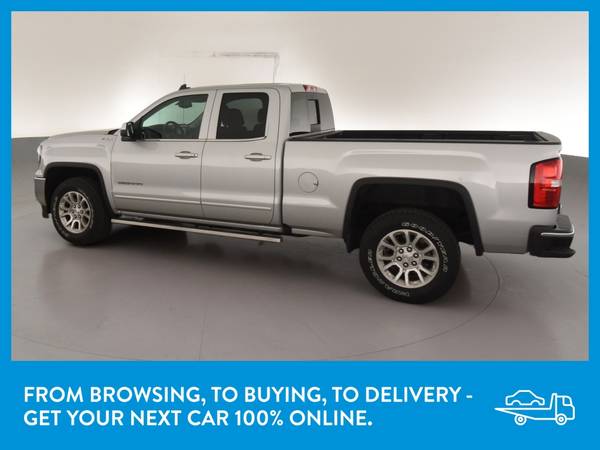 2016 GMC Sierra 1500 Double Cab SLE Pickup 4D 6 1/2 ft pickup Silver for sale in Providence, RI – photo 5