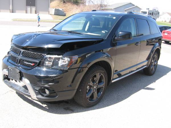 2019 Dodge Journey Crossroad AWD 28K Mi Repairable Leather 3 6L for sale in Holmen, IA