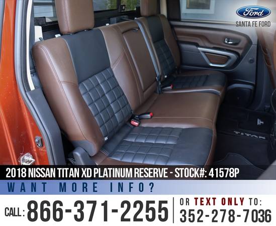 2018 NISSAN TITAN XD PLATINUM RESERVE Leather Seats, Diesel for sale in Alachua, FL – photo 18