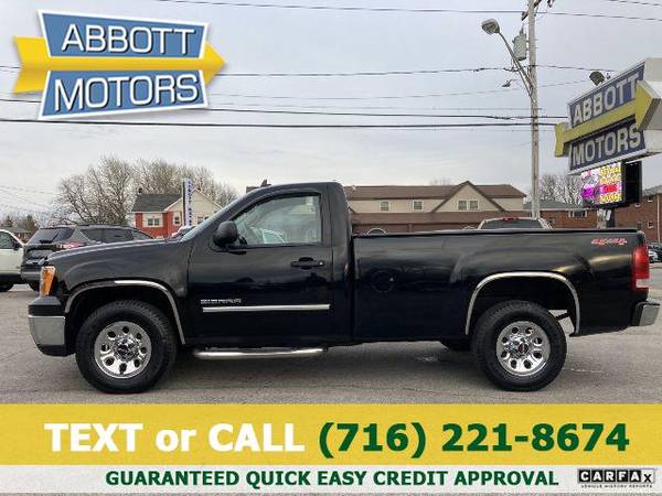 2011 GMC Sierra 1500 SLE 4WD Regular Cab 1-Owner - FINANCING FOR ALL... for sale in Lackawanna, NY – photo 2