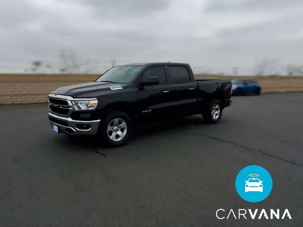 2019 Ram 1500 Crew Cab Big Horn Pickup 4D 6 1/3 ft pickup Black for sale in Imperial Beach, CA – photo 3
