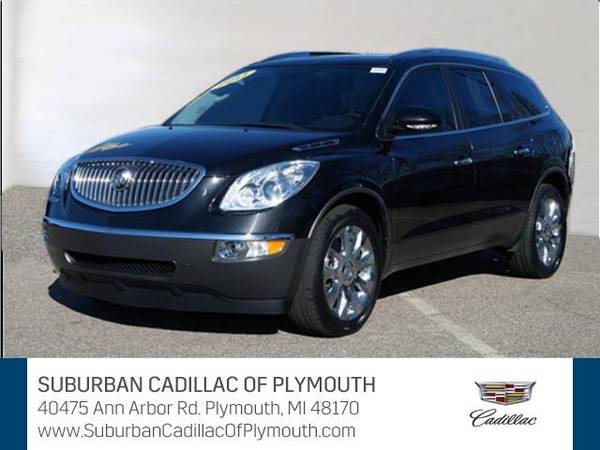 2011 Buick Enclave SUV CXL - Buick Carbon Black Metallic - cars &... for sale in Plymouth, MI – photo 2