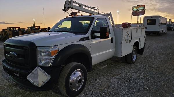 2011 Ford F-450 4wd 4000lb Crane 9ft Mechanics Service Bed 6 8L for sale in Lubbock, TX – photo 2