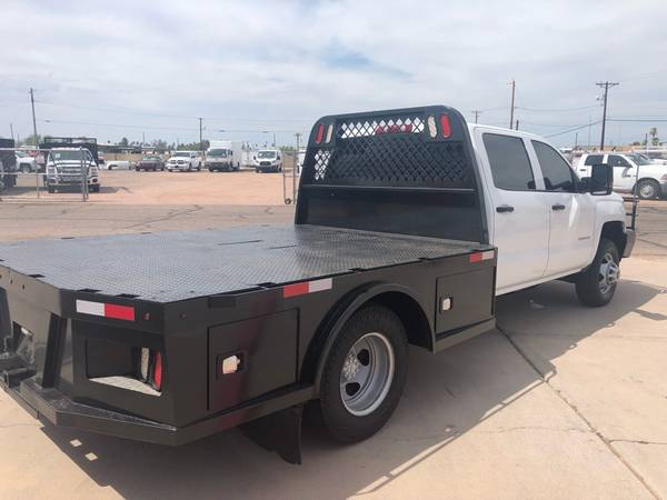 2016 CHEVROLET SILVERADO 3500HD 4WD CREW CAB FLAT BED WORK TRUCK for sale in Mesa, UT – photo 4