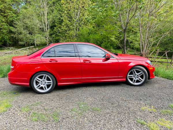 2013 red mercedes-benz c-250 turbo for sale in Rainier, OR – photo 6