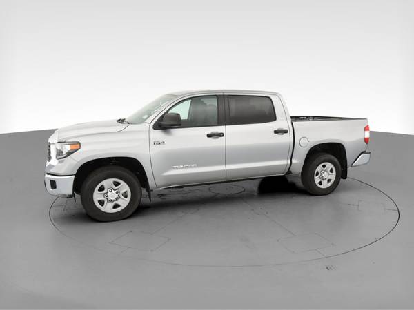 2019 Toyota Tundra CrewMax SR5 Pickup 4D 5 1/2 ft pickup Silver - -... for sale in Seffner, FL – photo 4