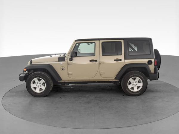 2017 Jeep Wrangler Unlimited Sport S Sport Utility 4D suv Beige - -... for sale in Decatur, IL – photo 5