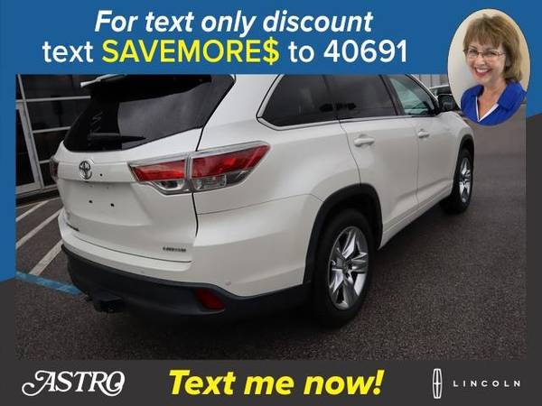 2014 Toyota Highlander Blizzard Pearl Current SPECIAL! - cars & for sale in Pensacola, FL – photo 3