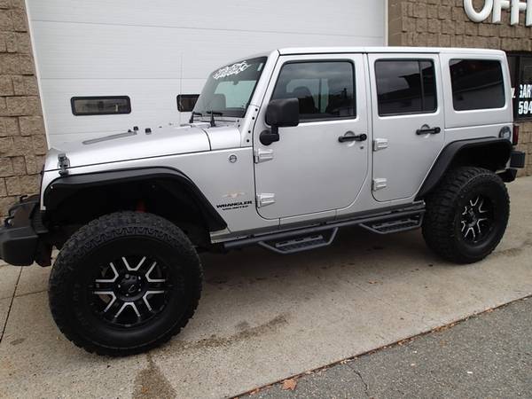 2012 Jeep Wrangler Unlimited 6 cyl, auto, lifted, New 35's - cars &... for sale in Chicopee, NY – photo 15