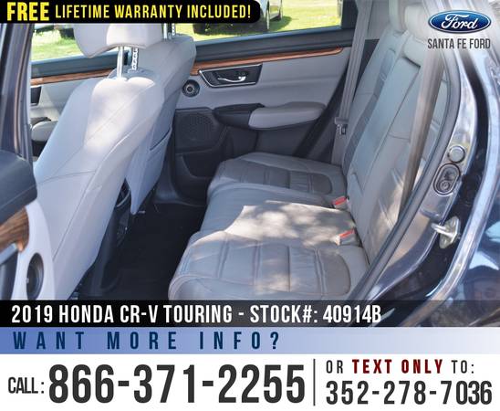 2019 HONDA CRV TOURING Sunroof - Leather Seats - Warranty for sale in Alachua, FL – photo 19
