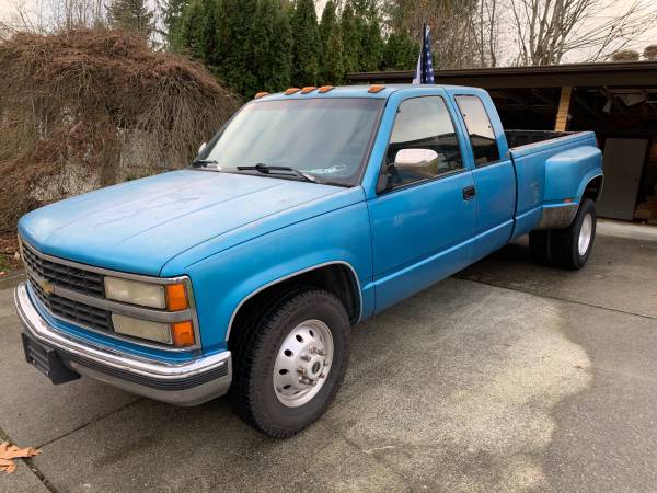 1991 Chevrolet 3500 Dually - cars & trucks - by owner - vehicle... for sale in Mill Creek, WA – photo 4