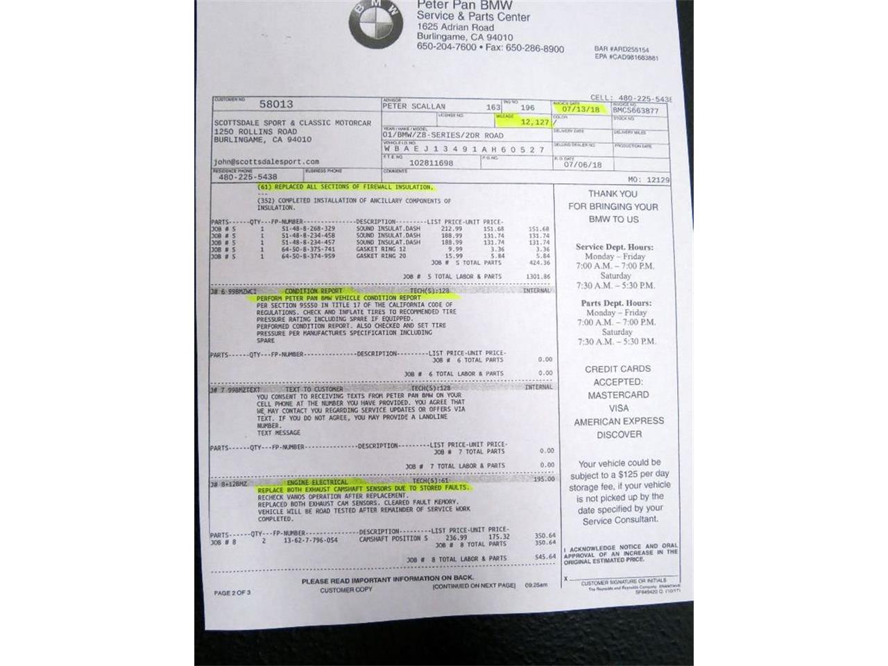 2001 BMW Z8 for sale in Scottsdale, AZ – photo 48