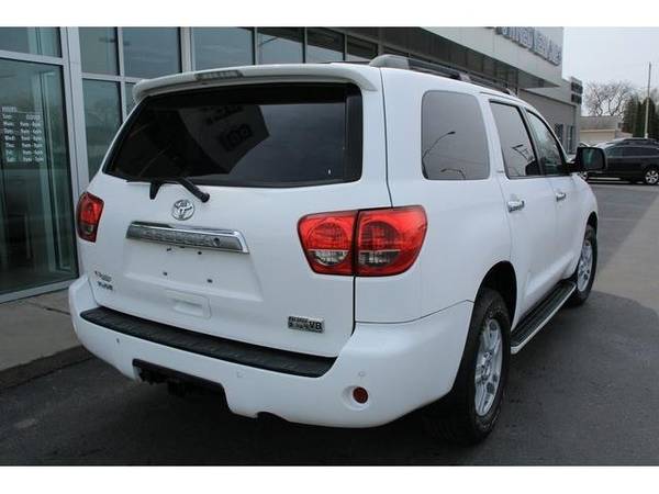 2008 Toyota Sequoia SUV Limited - Toyota White - - by for sale in Green Bay, WI – photo 4