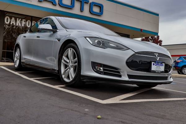 2013 *Tesla* *Model S* *4dr Sedan* Silver Metallic - cars & trucks -... for sale in Oak Forest, IL – photo 7