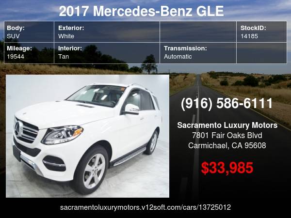 2017 Mercedes-Benz GLE GLE 350 GLE350 19K MILES ML350 ML400 LOADED... for sale in Carmichael, NV – photo 24