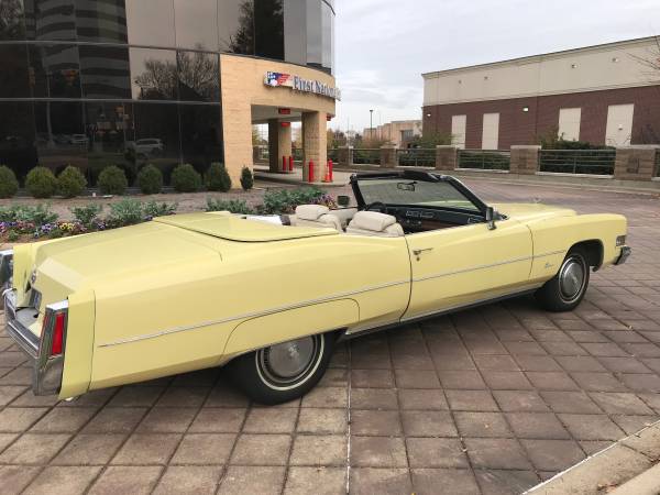 1974 Cadillac Eldorado Convertible - cars & trucks - by owner -... for sale in Charlotte, NC – photo 2