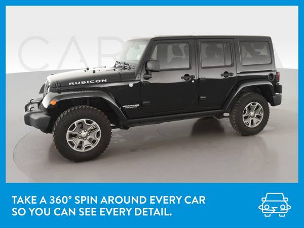 2013 Jeep Wrangler Unlimited Rubicon Sport Utility 4D suv Black for sale in irving, TX – photo 3