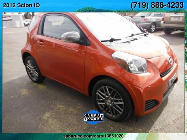 2012 Scion iQ 3dr HB - cars & trucks - by dealer - vehicle... for sale in Colorado Springs, CO – photo 3