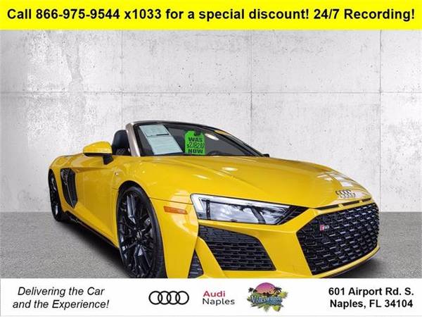 2020 Audi R8 5.2 - convertible - cars & trucks - by dealer - vehicle... for sale in Naples, FL