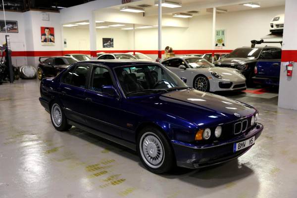 1991 BMW M5 EURO SPEC E34 M5 MANUAL SLICKTOP MAURITIUS BLUE ME... for sale in STATEN ISLAND, NY – photo 4